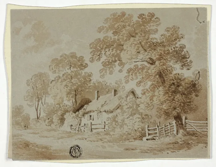 Framed Print : At Crossington in Leicestershire, c. 1800. Creator: F. Smith Framed Print : At Crossington in Leicestershire, c. 1800. Creator: F. Smith