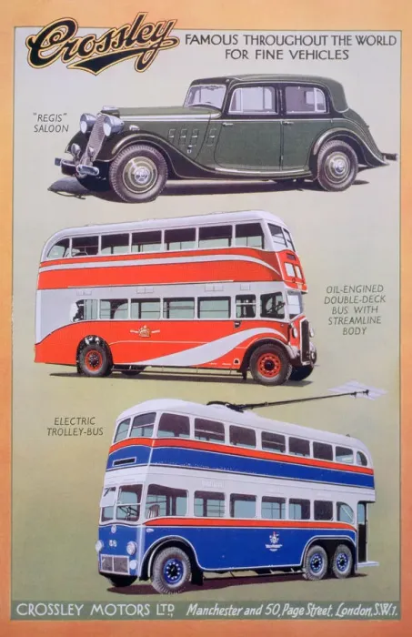 Framed Print : Crossley Motors advert, 1937 Framed Print : Crossley Motors advert, 1937