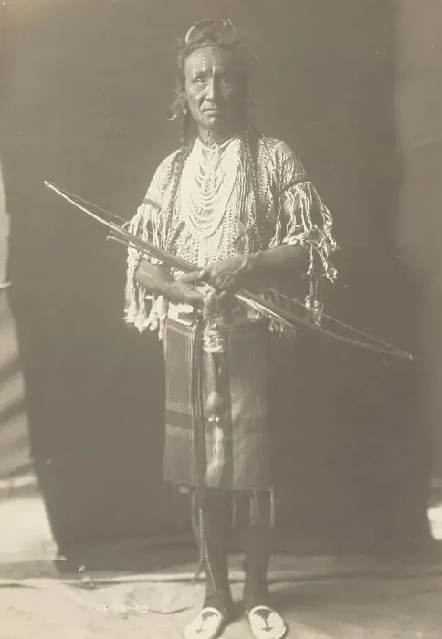Framed Print : Crow chief, 1910. Creator: Edward Sheriff Curtis Framed Print : Crow chief, 1910. Creator: Edward Sheriff Curtis