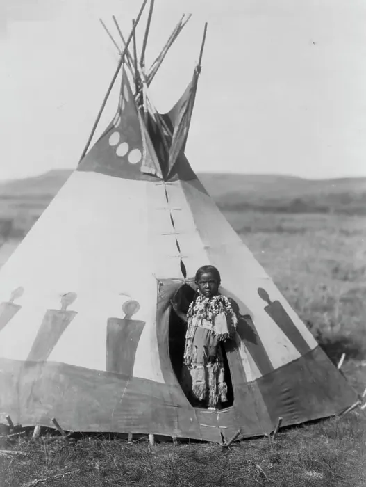 Framed Print : Crow Chief's Daughter, c1910. Creator: Edward Sheriff Curtis Framed Print : Crow Chief's Daughter, c1910. Creator: Edward Sheriff Curtis
