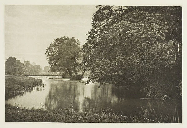Crow-Island Stream, River Wye, 1880s. Creator: Peter Henry Emerson