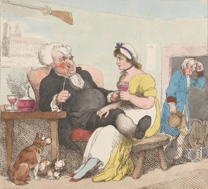 Framed Print : The Crowe & The Pigeon, October 1, 1799. October 1, 1799. Creator: Thomas Rowlandson Framed Print : The Crowe & The Pigeon, October 1, 1799. October 1, 1799. Creator: Thomas Rowlandson