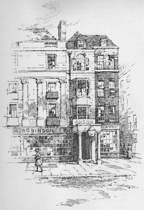 Framed Print : The Crown and Anchor Tavern, 1907 Framed Print : The Crown and Anchor Tavern, 1907
