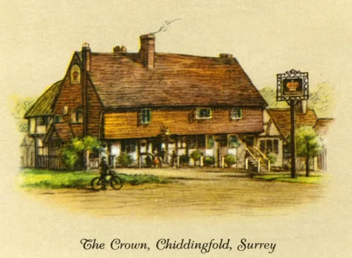 Framed Print : The Crown, Chiddingfold, Surrey, 1936. Creator: Unknown Framed Print : The Crown, Chiddingfold, Surrey, 1936. Creator: Unknown