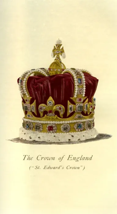 Framed Print : The Crown of England, 1901 Framed Print : The Crown of England, 1901