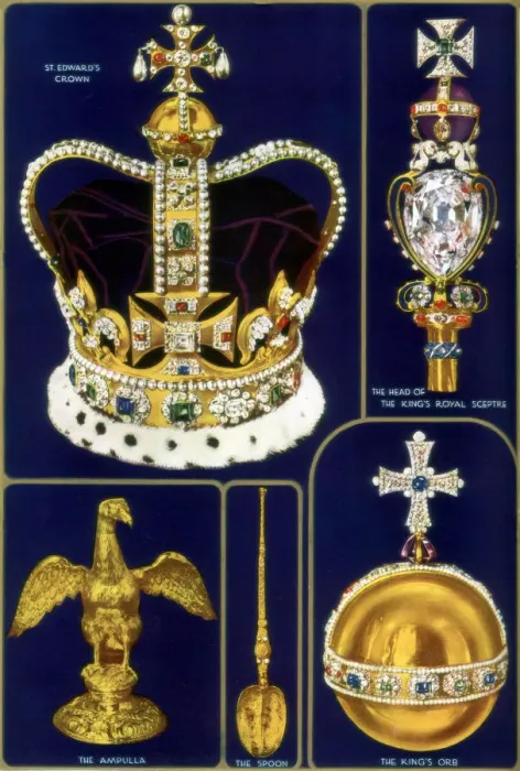 Framed Print : Crown Jewels of the United Kingdom, 1937 Framed Print : Crown Jewels of the United Kingdom, 1937