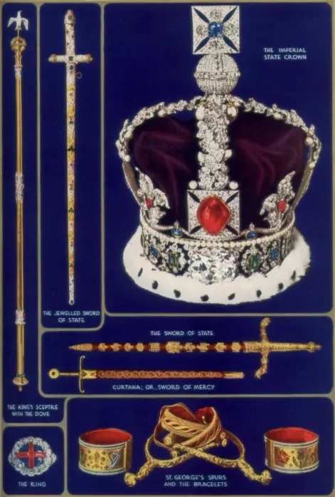 Framed Print : Crown Jewels of the United Kingdom, 1937 Framed Print : Crown Jewels of the United Kingdom, 1937