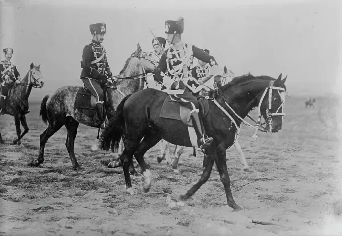 Framed Print : Crown Prince of Germ. [i.e. Germany] & staff, between c1910 and c1915. Creator: Bain News Service