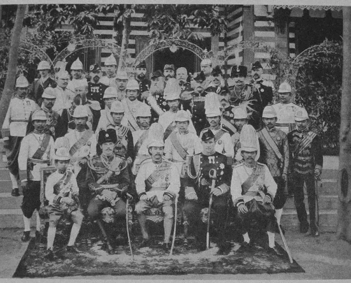 Framed Print : Crown prince Nicholas Alexandrovich of Russia visiting Siam, 1891 Framed Print : Crown prince Nicholas Alexandrovich of Russia visiting Siam, 1891