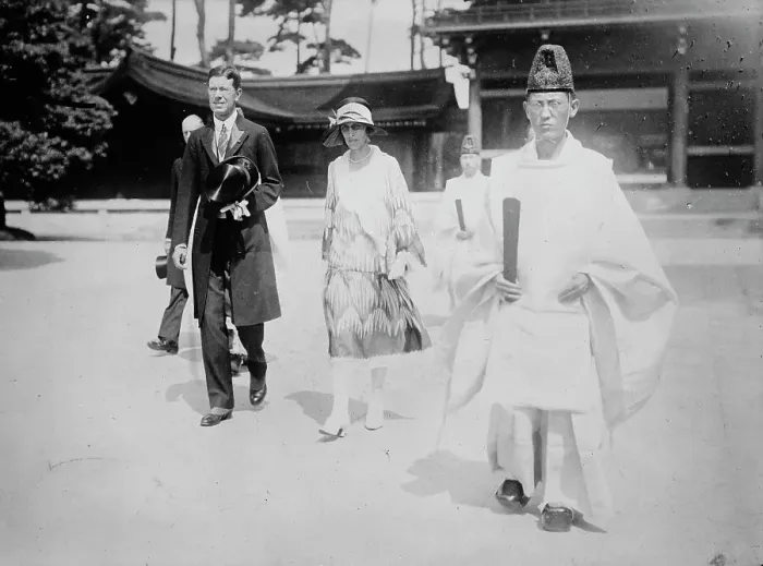 Framed Print : Crown Prince & P'cess [princess] of Sweden in Tokyo, between c1915 and c1920. Creator: Bain News Service