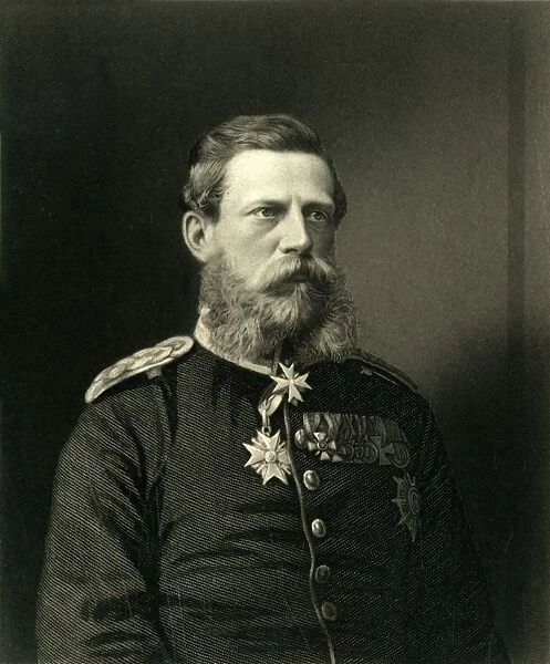 Crown Prince of Prussia, c1872. Creator: William Holl