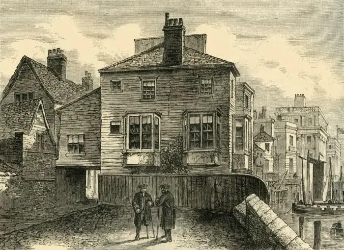 Framed Print : Crown and Sceptre Inn, Greenwich, (c1878). Creator: Unknown Framed Print : Crown and Sceptre Inn, Greenwich, (c1878). Creator: Unknown