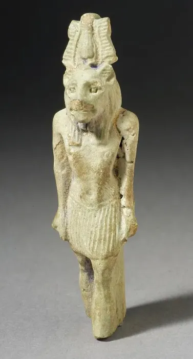 Framed Print : Crowned Male Figure, Late Period (724-333 BCE). Creator: Unknown Framed Print : Crowned Male Figure, Late Period (724-333 BCE). Creator: Unknown