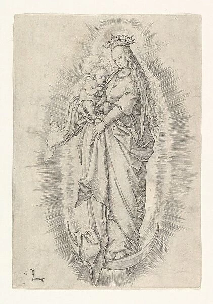The Crowned Virgin With Child in Glory, ca. 1512. Creator: Lucas van Leyden