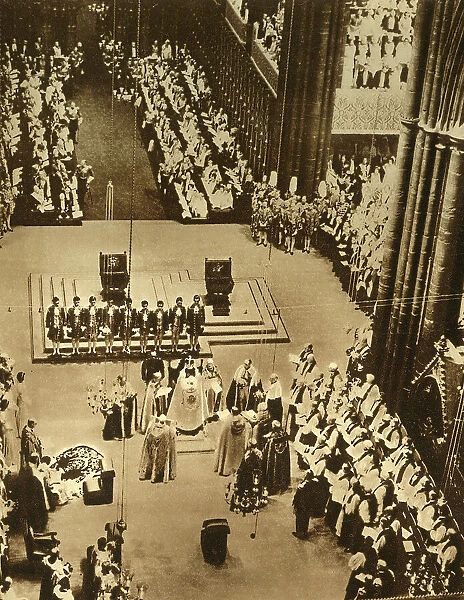 The Crowning of King George VI, 1937. Creator: Photochrom Co Ltd of London