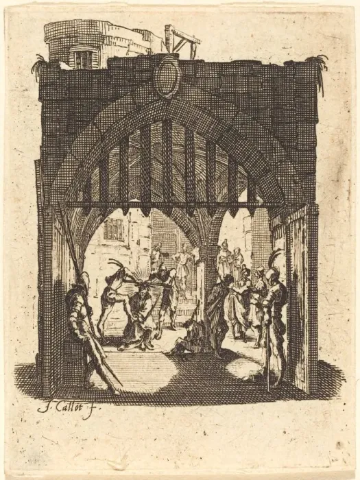 Framed Print : The Crowning with Thorns, c. 1624 / 1625. Creator: Jacques Callot Framed Print : The Crowning with Thorns, c. 1624 / 1625. Creator: Jacques Callot