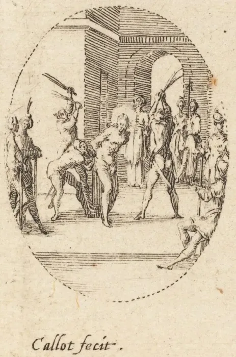 Framed Print : Crowning with Thorns, c. 1631. Creator: Jacques Callot Framed Print : Crowning with Thorns, c. 1631. Creator: Jacques Callot