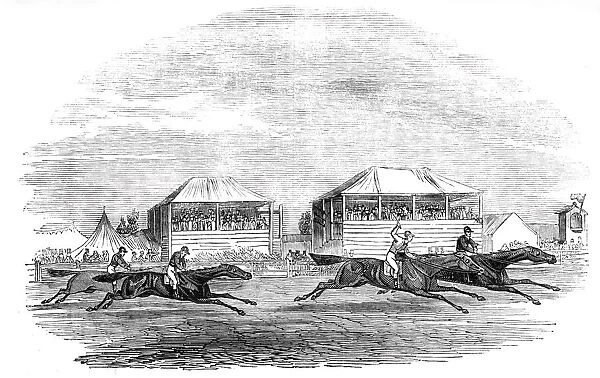Croxton Park track - the race, 1844. Creator: Unknown