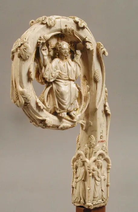 Framed Print : Crozier Head, Italian, ca. 1350-75. Creator: Unknown Framed Print : Crozier Head, Italian, ca. 1350-75. Creator: Unknown