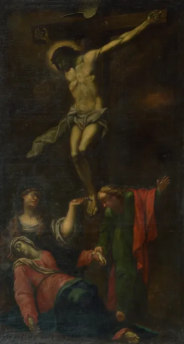 Framed Print : Crucified, 1692. Creator: Antoni Franciszek Ludwik Konikiewicz Framed Print : Crucified, 1692. Creator: Antoni Franciszek Ludwik Konikiewicz