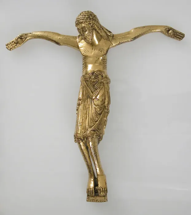 Framed Print : Crucified Christ, German, ca. 1150. Creator: Unknown Framed Print : Crucified Christ, German, ca. 1150. Creator: Unknown