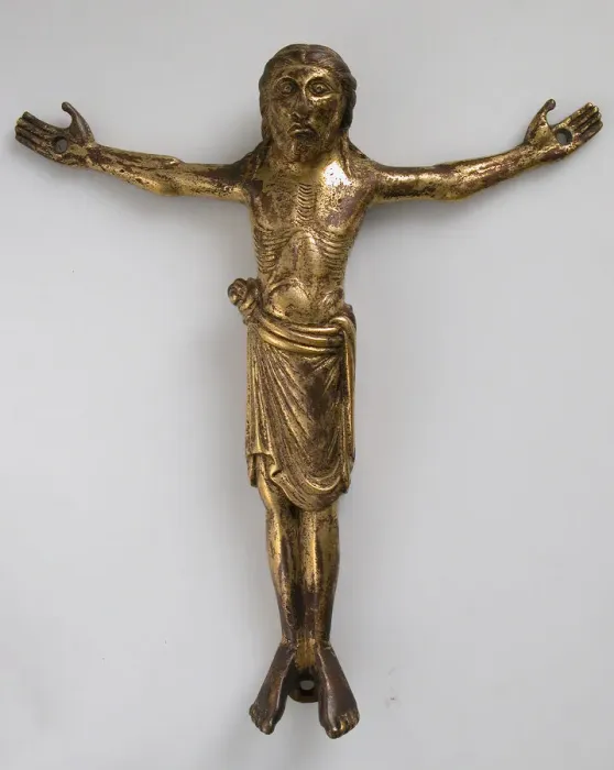 Framed Print : Crucified Christ, German or South Netherlandish, ca. 1140-60. Creator: Unknown Framed Print : Crucified Christ, German or South Netherlandish, ca. 1140-60. Creator: Unknown