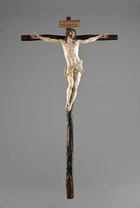 Framed Print : Crucifix, 1599. Creator: Gaspar Nunez Delgado Framed Print : Crucifix, 1599. Creator: Gaspar Nunez Delgado