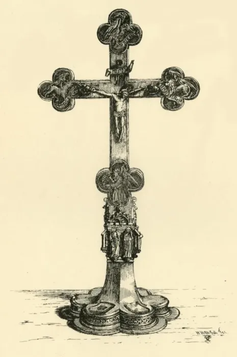 Framed Print : Crucifix, (1881). Creator: W. M. McGill Framed Print : Crucifix, (1881). Creator: W. M. McGill