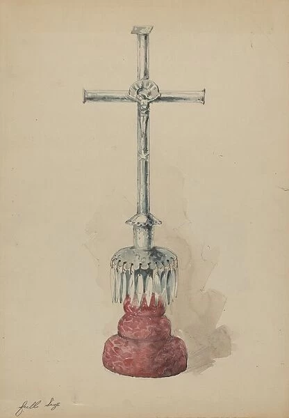 Crucifix, c. 1936. Creator: Geoffrey Holt