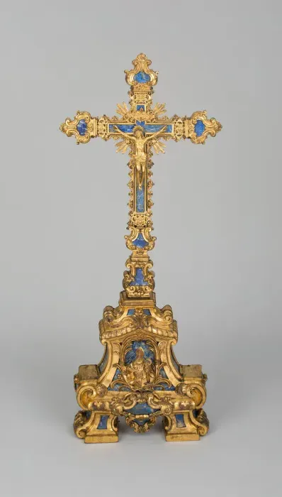 Framed Print : Crucifix, Naples, c. 1700 / 35. Creator: Unknown Framed Print : Crucifix, Naples, c. 1700 / 35. Creator: Unknown