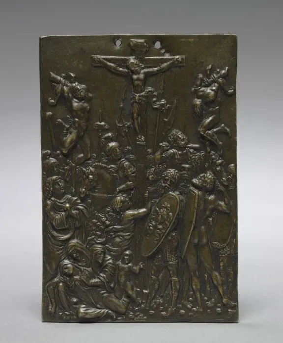 Framed Print : The Crucifixion, 1500s. Creator: Moderno (Italian, 1467-1528) Framed Print : The Crucifixion, 1500s. Creator: Moderno (Italian, 1467-1528)