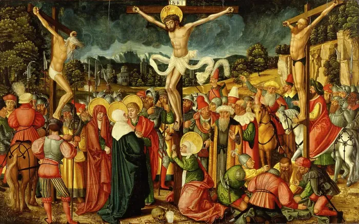 Framed Print : Crucifixion, 1537. Creator: Peter Gertner Framed Print : Crucifixion, 1537. Creator: Peter Gertner
