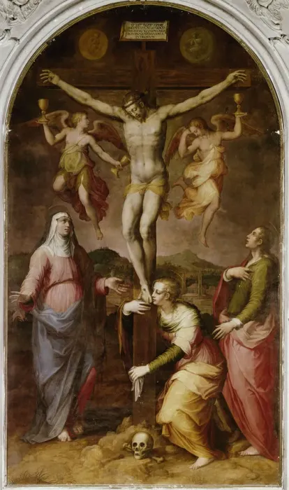Framed Print : The Crucifixion, 1560-1563 Framed Print : The Crucifixion, 1560-1563
