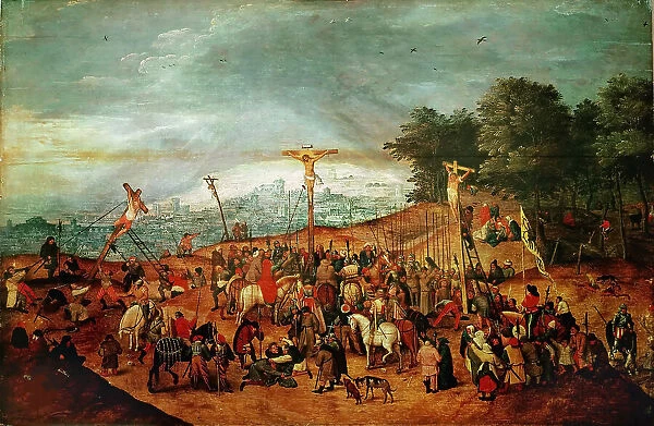 The Crucifixion, 1617. Creator: Brueghel, Pieter, the Younger (1564-1638)