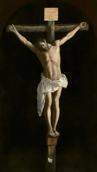 Framed Print : The Crucifixion, 1627. Creator: Francisco de Zurbaran Framed Print : The Crucifixion, 1627. Creator: Francisco de Zurbaran