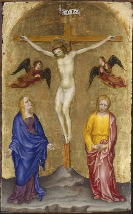 Framed Print : The Crucifixion (From the Valle Romita Polyptych) Framed Print : The Crucifixion (From the Valle Romita Polyptych)