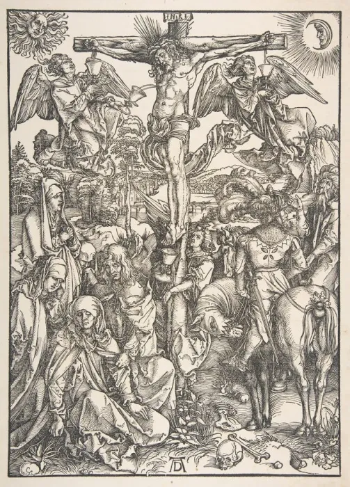 Framed Print : The Crucifixion, from The Large Passion. n. d. Creator: Albrecht Durer Framed Print : The Crucifixion, from The Large Passion. n. d. Creator: Albrecht Durer