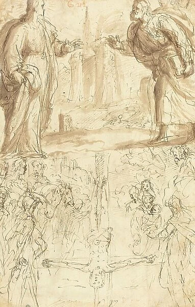 Crucifixion of Saint Peter. Creator: Giulio Cesare Procaccini