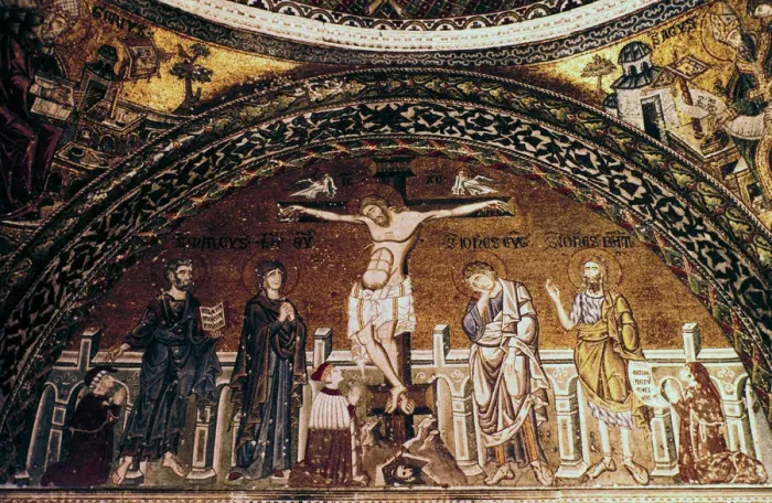 Framed Print : The Crucifixion, St Marks Basilica, Venice, Italy Framed Print : The Crucifixion, St Marks Basilica, Venice, Italy
