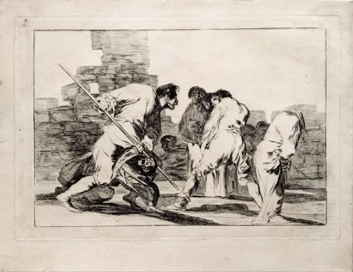 Framed Print : Cruel Folly (from the series Los Disparates (Follies), 1815-1819. Artist: Goya, Francisco, de (1746-1828) Framed Print : Cruel Folly (from the series Los Disparates (Follies), 1815-1819. Artist: Goya, Francisco, de (1746-1828)