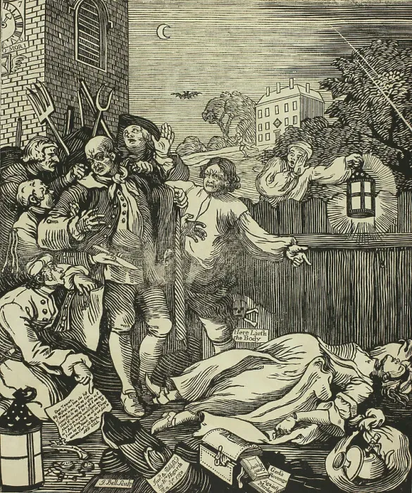 Framed Print : Cruelty in Perfection, 1750. Creator: John Bell Framed Print : Cruelty in Perfection, 1750. Creator: John Bell