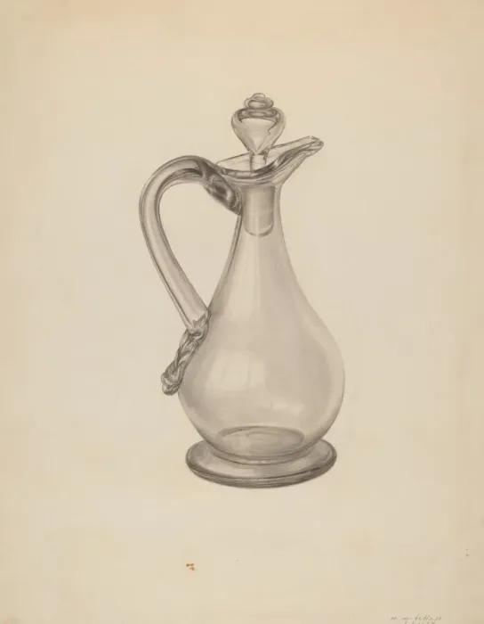 Framed Print : Cruet, 1938. Creator: Marie Mitchell Framed Print : Cruet, 1938. Creator: Marie Mitchell