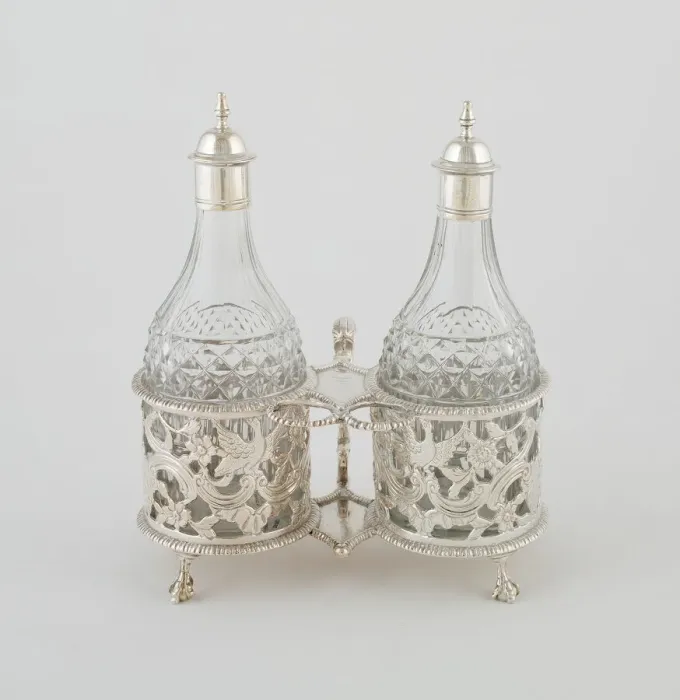 Framed Print : Cruet Set, Dublin, c. 1760. Creator: Thomas Williamson Framed Print : Cruet Set, Dublin, c. 1760. Creator: Thomas Williamson