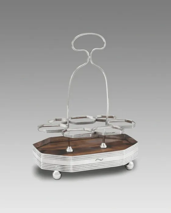Framed Print : Cruet Stand, 1810 / 11. Creator: Browne & Seal Framed Print : Cruet Stand, 1810 / 11. Creator: Browne & Seal