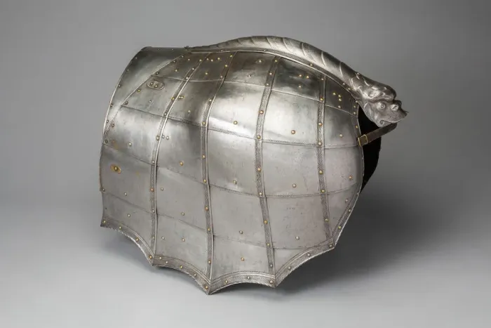 Framed Print : Crupper with Tail Guard, Augsburg, mid-16th century. Creator: Unknown