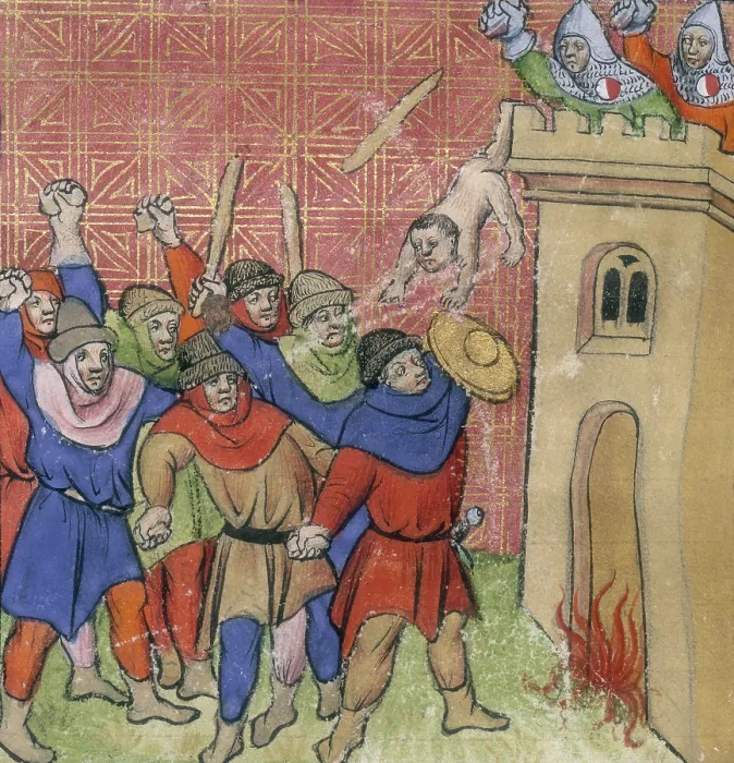 Framed Print : Third Crusade of Pastoureaux, c1375-c1400. Creator: Unknown Framed Print : Third Crusade of Pastoureaux, c1375-c1400. Creator: Unknown