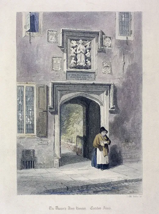 Framed Print : Crutched Friars, London, 1851 Framed Print : Crutched Friars, London, 1851