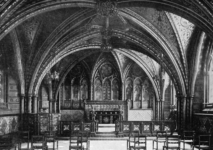 Framed Print : The Crypt Chapel, Westminster, c1920 Framed Print : The Crypt Chapel, Westminster, c1920