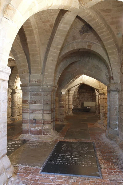 Crypt, the Collegiate Church of St Mary, Warwick, Warwickshire, 2010