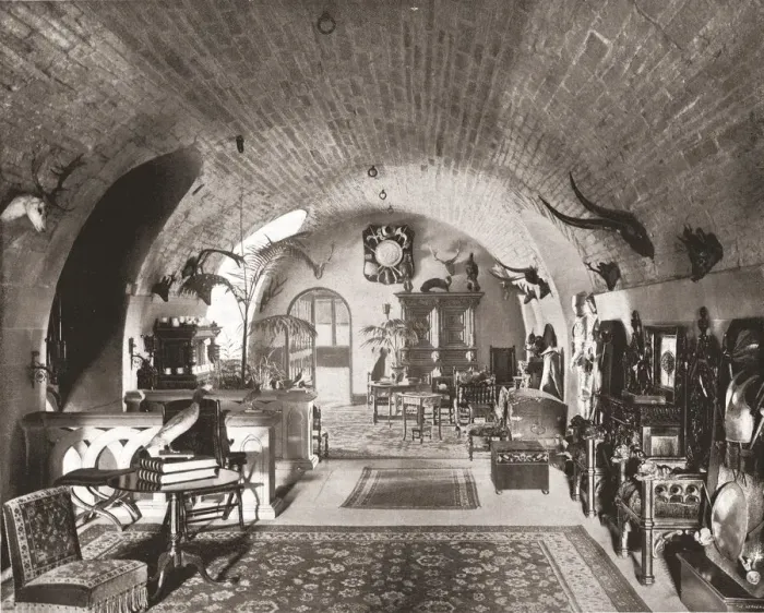 Framed Print : The Crypt, Glamis Castle, Forfar, Scotland, 1894. Creator: Unknown Framed Print : The Crypt, Glamis Castle, Forfar, Scotland, 1894. Creator: Unknown